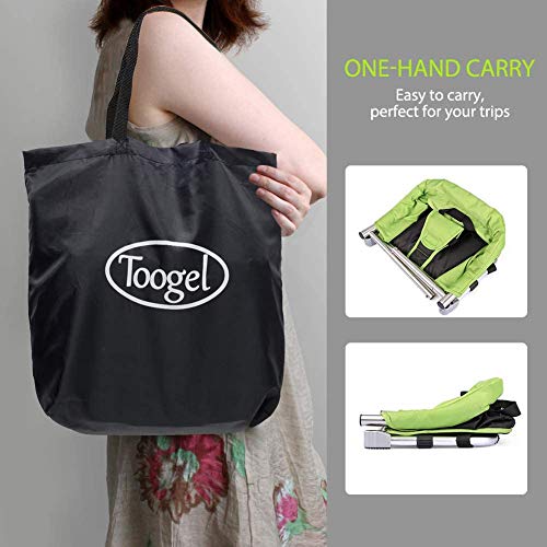 Booster Seat for Dining Table: Portable Toddler Booster Chair with Safety Buckle and Height Adjustable, Foldable Baby Feeding Chair, Kids High Chair Booster Seat for Kitchen Home Travel - Green
