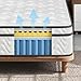 Vesgantti Full Mattress 10 Inch, Fiberglass-Free | Cool Sleep Hybrid Double Mattress in a Box - Memory Foam & Pocket Springs, Ergonomic Design, Pressure Relief, Medium Firm Feel, 54