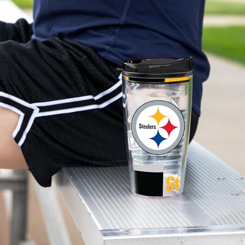 Image of Rico Industries NFL Football Double Wall Classic 16oz Or 20oz Tritan Tumbler W Lid