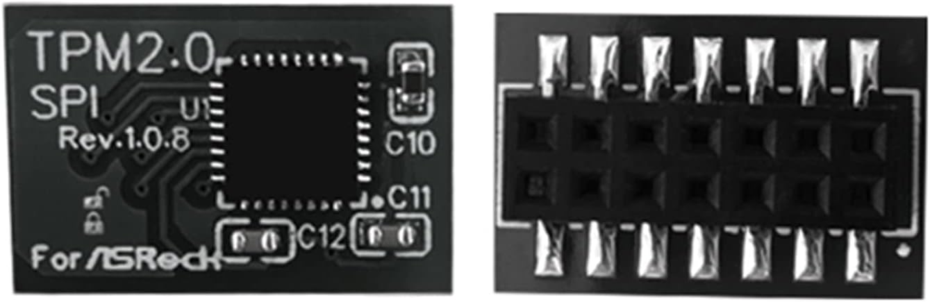 Professional TPM2.0 Security Module SPI 14 Pin As Rock 14-1Pin Motherboards Card for As Rock TPM2-SLI-S-SPI Platform Replacement Part