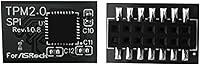 Vista 8 de Profesional TPM2.0 Módulo de seguridad LPC 14 Pin como tarjeta de placas base bastidor de roca para como roca TPM2-SLI-S-SPI plataforma pieza