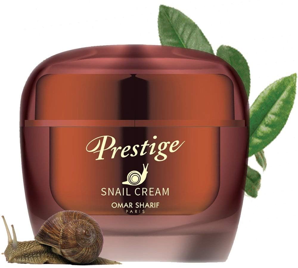 Omar SharifPrestige All in One Snail Repair Cream 1.76oz(50g) Real Snail Formula Korean Cosmetic