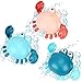 CHMMY Giochi da Bagno per Bambini Giocattoli Granchio Bambini Giocattoli da Bagno Galleggianti, Giochi Acqua, Splashing Floats Baby Bathing Pool Toy per 1 2 3 4 5 Anni Ragazzi Ragazze(3 Pezzi)