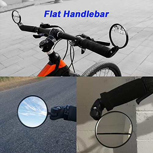 image for COTOUXKER Bike Mirror, Bicycle Mirrors for Handlebars with 360-Degree 