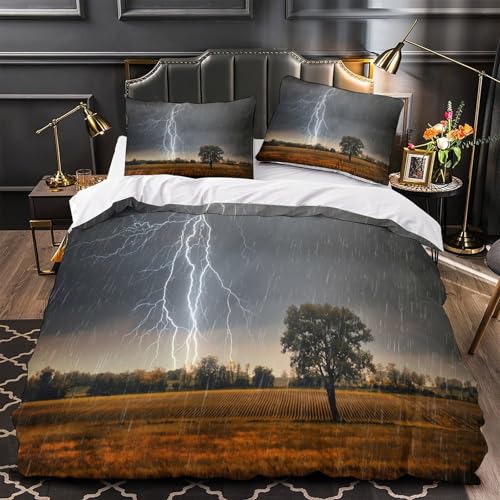 Housse de couette hypoallergique contre les allergies parure lit simple