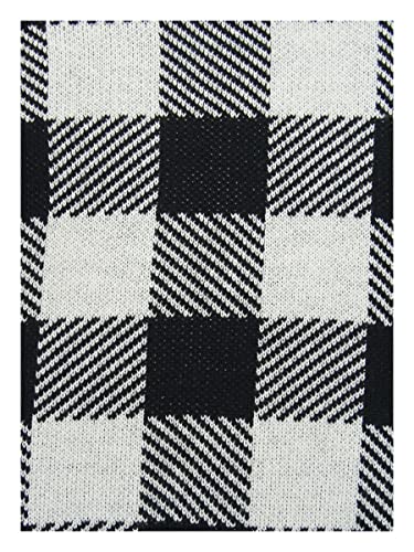 Charter Club Boys Buffalo Check Family Sweater (S, Vanilla Black Combo)3