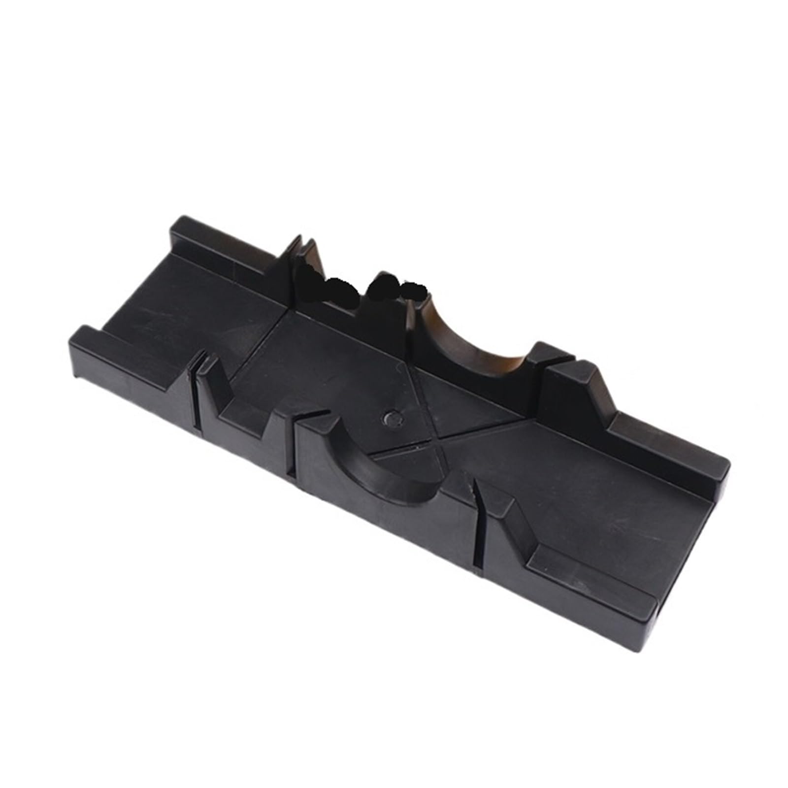 Dhyuacn Black Mitre Saw Box 1Pc 45/90 Degree Wood Cutting Clamping Miter Saw Box Woodworking Angle For Carpenter Gypsum Oblique Tool(Black)