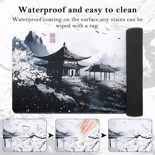 Yimomoyi XXL Gaming Mauspad - 1200 x 400mm Mousepad - Schunterlage Large Size - verbessert Präzision und Geschwindigkeit, Hochwertiger Gummi Mouse Pad