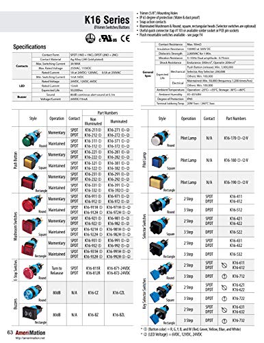 XB4BG41 | SCHNEIDER 2 POS Key Switch, Key Removable in Both Positions, with 1N/O Contact