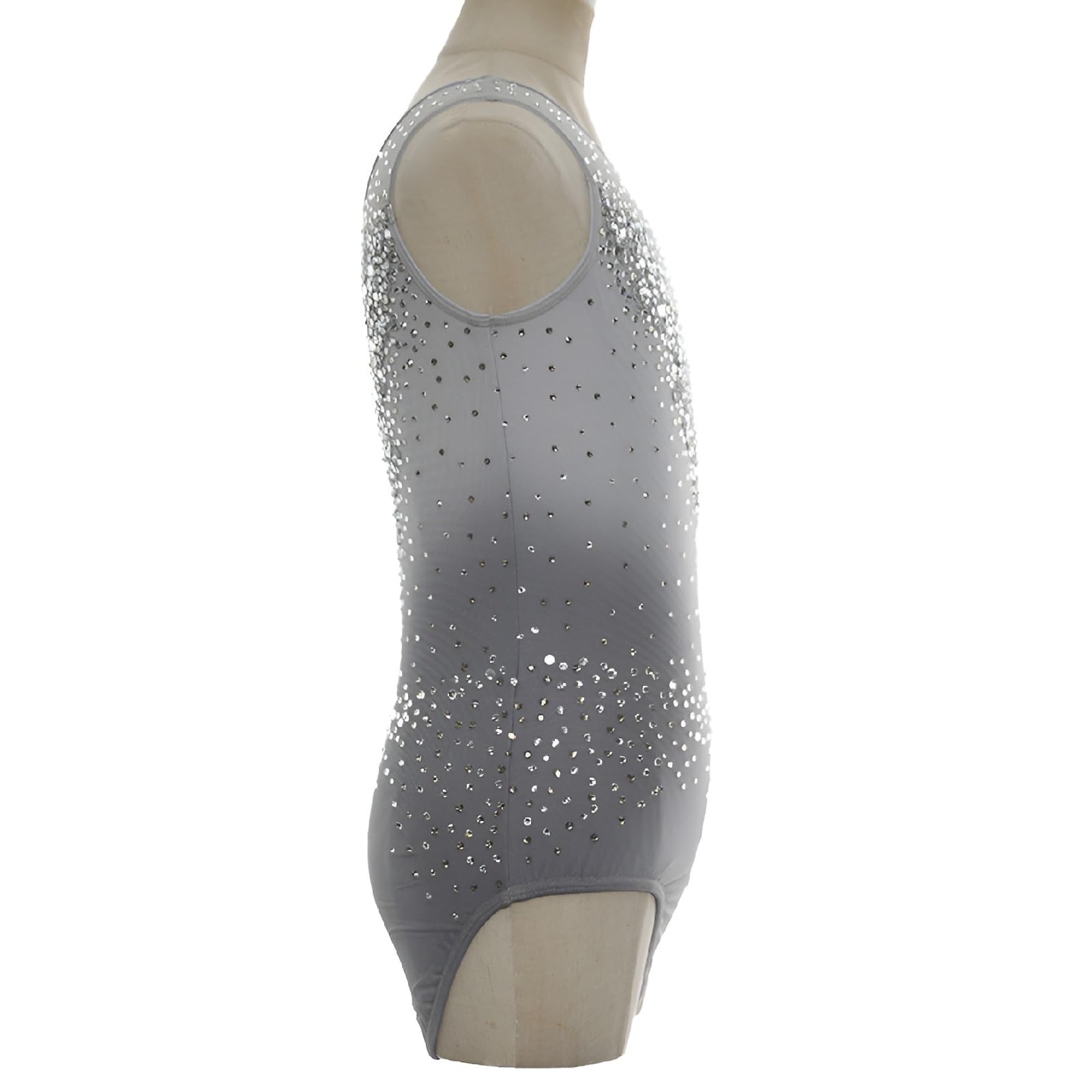Leotardo De Gimnasia Rítmica, Traje De Entrenamiento De Competición Con Gradiente Brillante For Niñas Y Mujeres