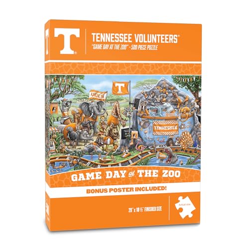 Image of YouTheFan NCAA Tennessee Volunteers inchGame Day At The Zoo inch 500 Puzzle