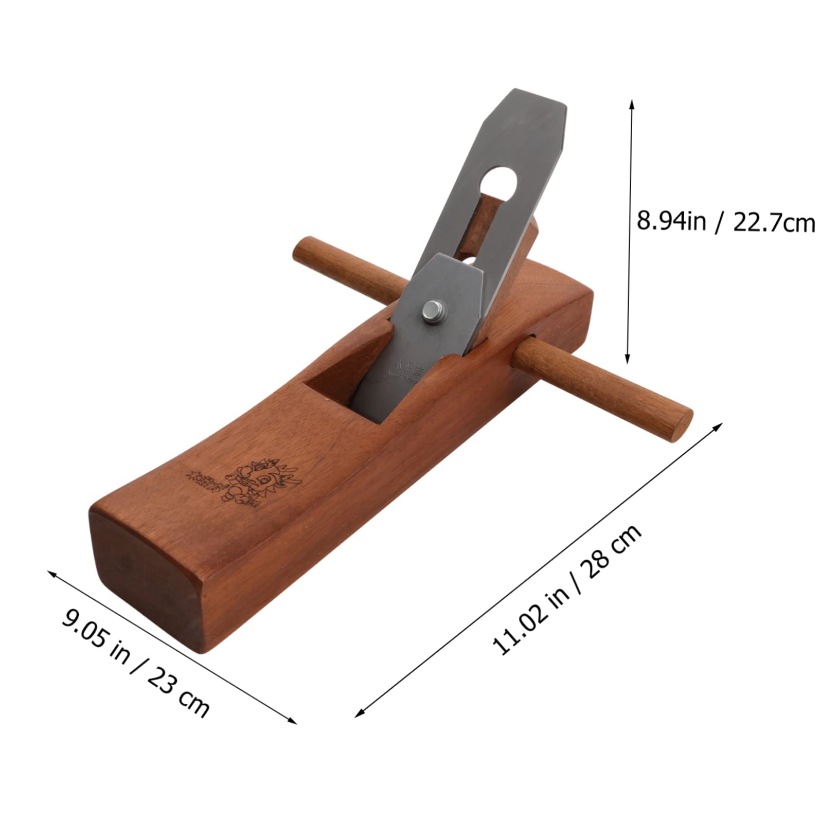 Pialletto Manuale per Legno, Mini Pialla da Falegnameria | Corpo in Legno e Metallo, Uso Semplice, per Lavorazione del Legno, Utensile per Carpentieri