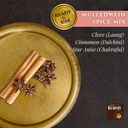 Image of Kurinjy Winter Special Whole Spices Mix | Mulled-wein Spices - Cinnamon Star-Anise & Clove | 100% Pure Spices | Hygienically Packed Resealable Pouch | Curated for Christmas Hot Beverages - 50g