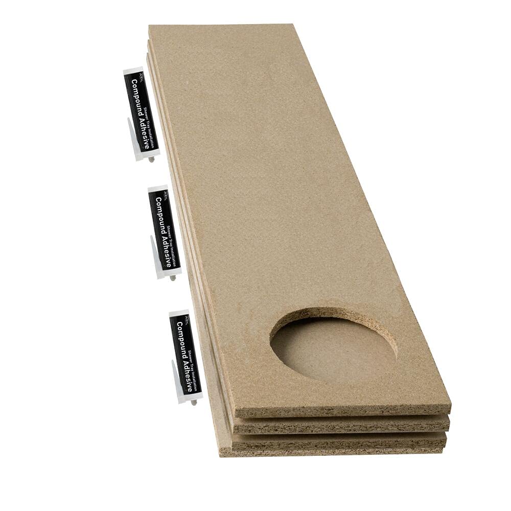 Milano White Universal Shower Tray Baseboard Accessory Kit - Up To 2000Mm