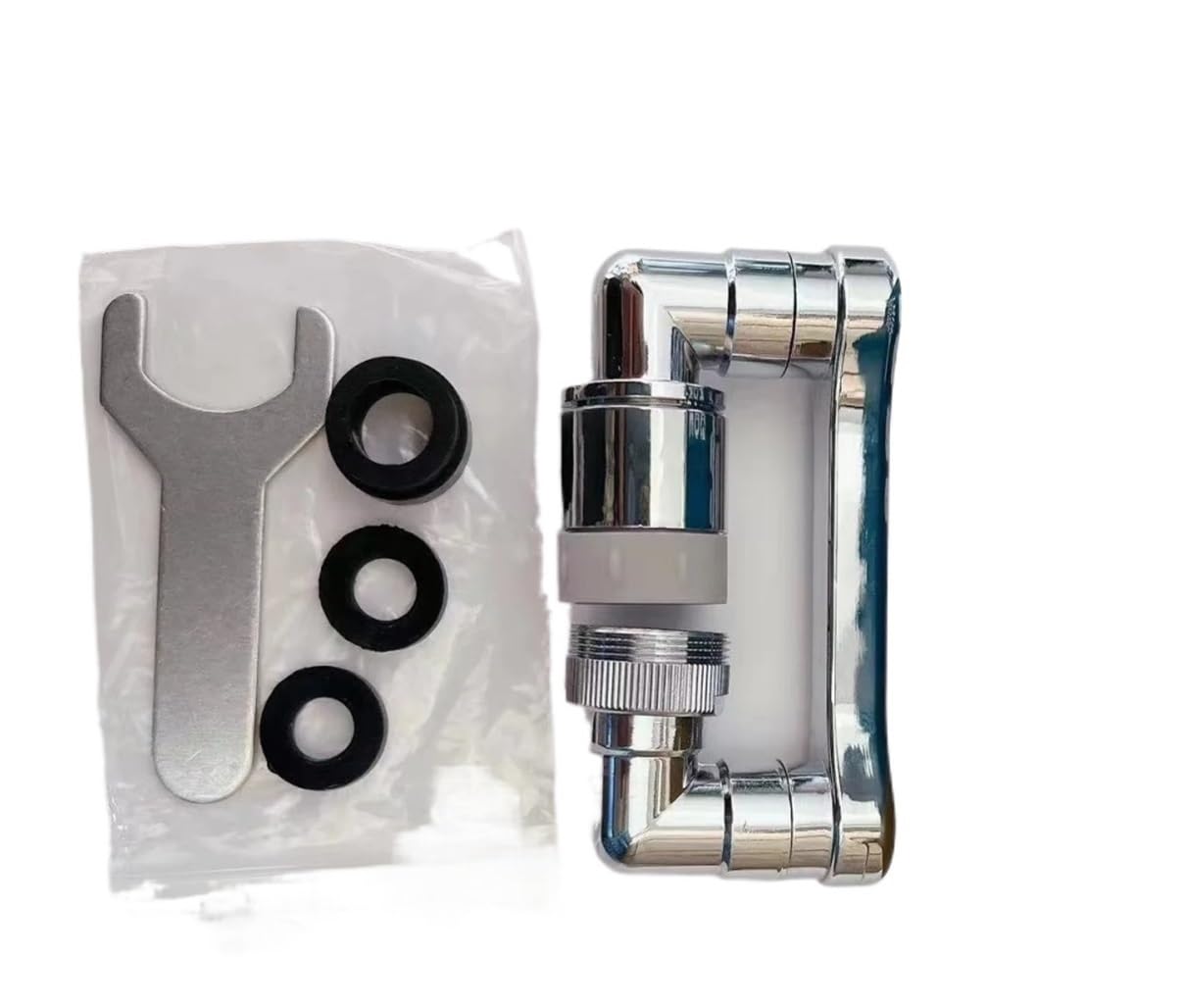 Rtbvghjik A Universal 1080 °Swivel Extension Faucet Erator 2 Water Faucets Bubbler Nozzle For Kitchen Faucet(A)