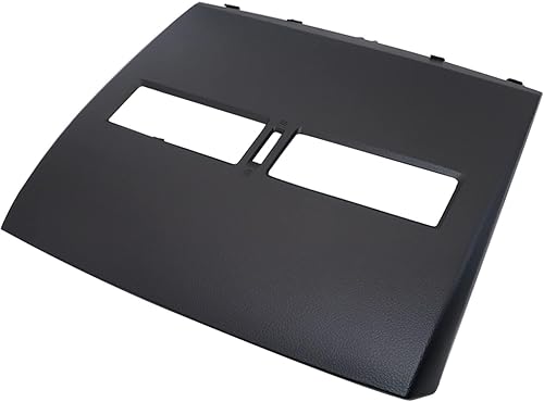 Miniatura 3 de XQSMWF Bisel de ventilación de aire para tablero central superior delantero negro compatible con Nissan Versa 2007 2008 2009 2010 2011 2012