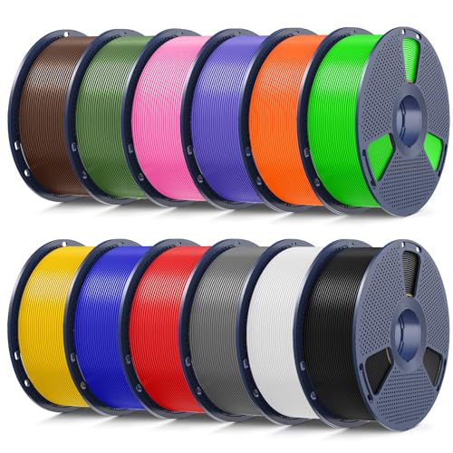 Image of SUNLU PETG Filament 1.75mm,12kg,12 Color Combination
