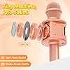 Fede Microphone for Kids Adults, Wireless Bluetooth Microphone with Flashing Colorful LED Lights Portable Speaker Karaoke Machine, Home KTV Player Support Android & iOS Devices for Party Singing #4