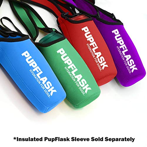 PupFlask Large Dog Water Bottle – 27/40oz Stainless Steel with Reversible Silicone Bowl — view 7