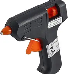 Pistola de cola quente com ponta fina, voltagem dupla, inclui bastões de cola