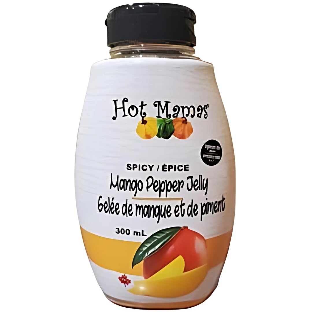 Hot Mamas Spicy Blueberry Pepper Jelly in Squeezable Bottle, 300ml — view 2
