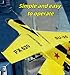 Remote Control Airplane, 2.4ghz Rc Aviones De Control Remoto para Adultos Model Toy, Kids Drone, for Beginner or Airplane Toy Gifts (Yellow)