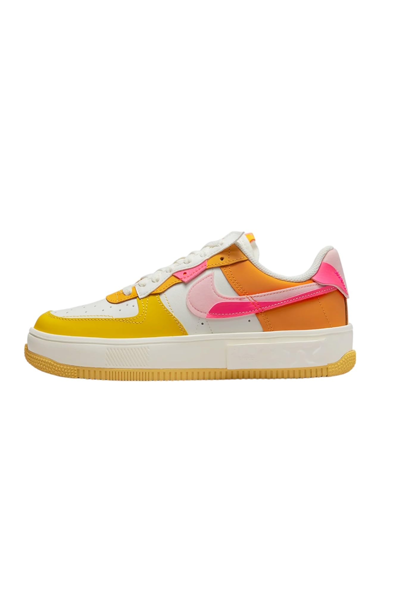 Nike Air Force 1 Fontanka Leather Womens Shoes 6.5 Summit White/Hyper Pink