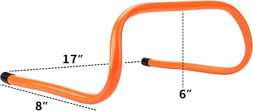 Miniatura 6 de REEHUT Juego de 5 obstáculos de velocidad de 6.0in, agilidad, plyométrico y todo propósito de entrenamiento de velocidad con asas de transporte