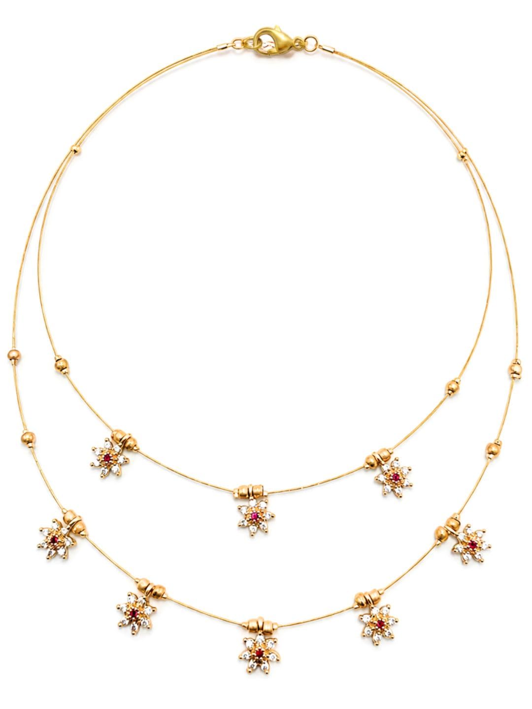 Invisible Chain Necklace for Women | Gold Plated Invisible Necklace with Pendant | Transparent Chain for Girls | Adjustable Fashion Jewellery Gift-picture-42