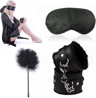 Kit de chambre à coucher en nylon réglable B`D`S`M Kit de 3 pour cadeau de couple