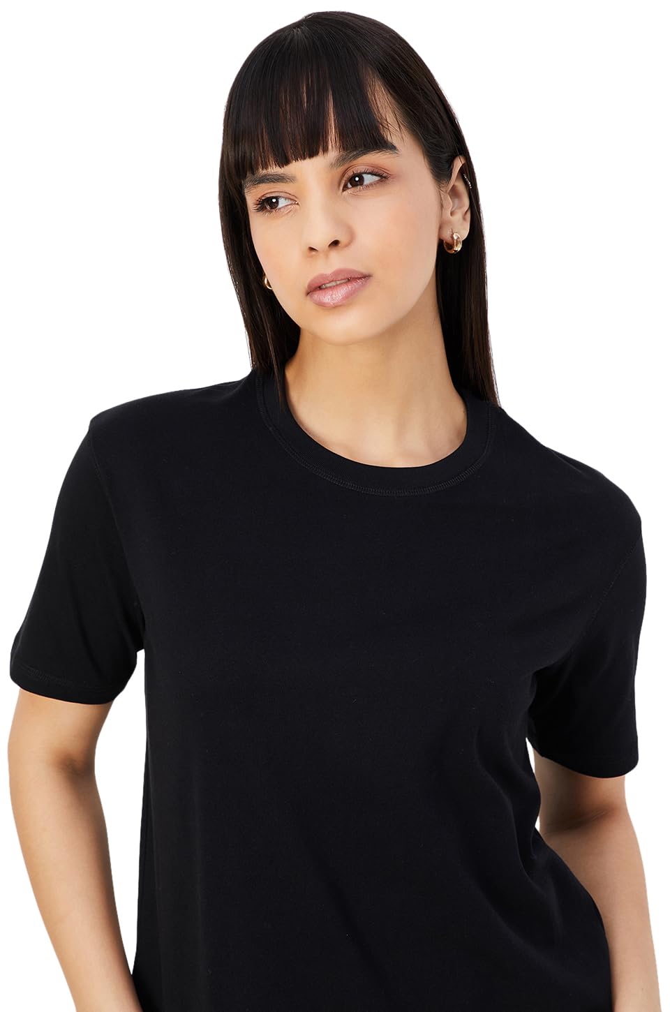 MaxWomen's Cotton Regular Fit T-Shirt