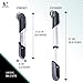VeloChampion Mini Bomba de Bicicleta Alloy Se Adapta a Presta, Schrader &...