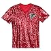 Outerstuff Girls Youth Bijan Robinson Red Atlanta Falcons Sequin V-Neck Fashion Jersey