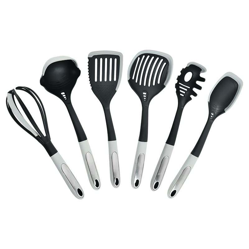Set d'ustensiles de cuisine antiadhésifs et résistants à la chaleur pour cuisson saine