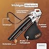 VonHaus Gartensauger, Laubgebläse & Mulcher Elektrisch 3000W - Laubsauger Elektro mit Kabel für Garten, Terrasse, Einfahrt und Mehr - Leicht, Schulterriemen, 35l Auffangbeutel (8100089)