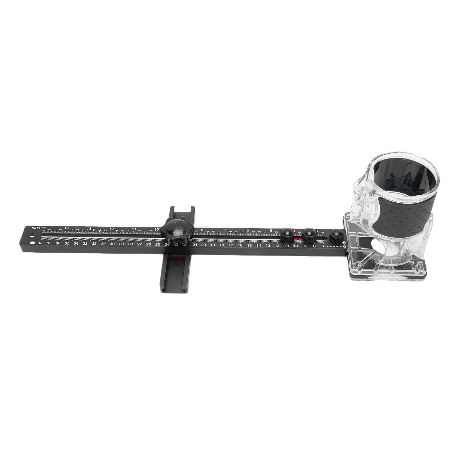 Routeur fraisage groove support en alliage d'aluminium ajustable pour bois
