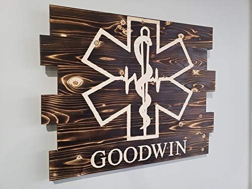 EMS - Star of Life Rustic Wall Art