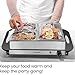 Chefman Electric Buffet Server + Warming Tray w/Adjustable Temperature & 3 Chafing Dishes, Hot Plate Perfect for Holidays, Catering, Parties, Events & Home Dinners, 14