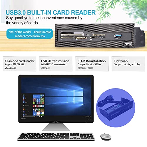 Lector de tarjetas interno para descargar fotos de cámaras y móviles en el PC 2