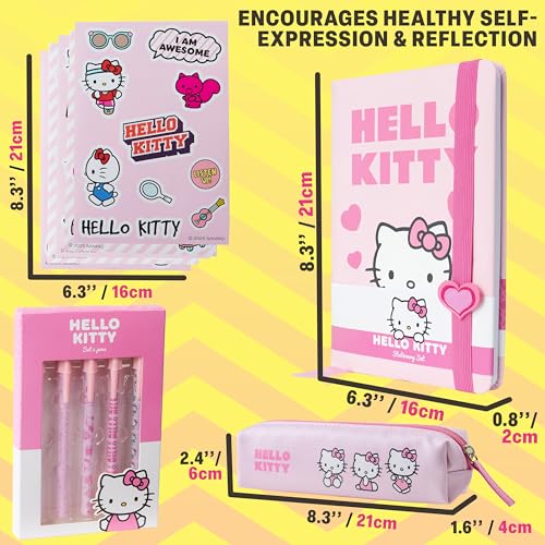 Image of Get Trend Hello Kitty Sanrio Girls Stationery Set, 4 Piece School Supplies