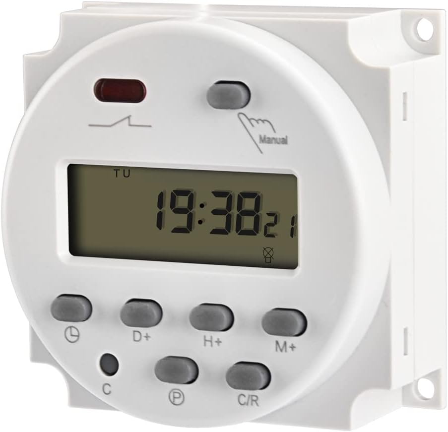 RELTECH Zeitschaltuhr RZSA2, 12 V-, DIN-Schiene, Analog : Amazon.de ...