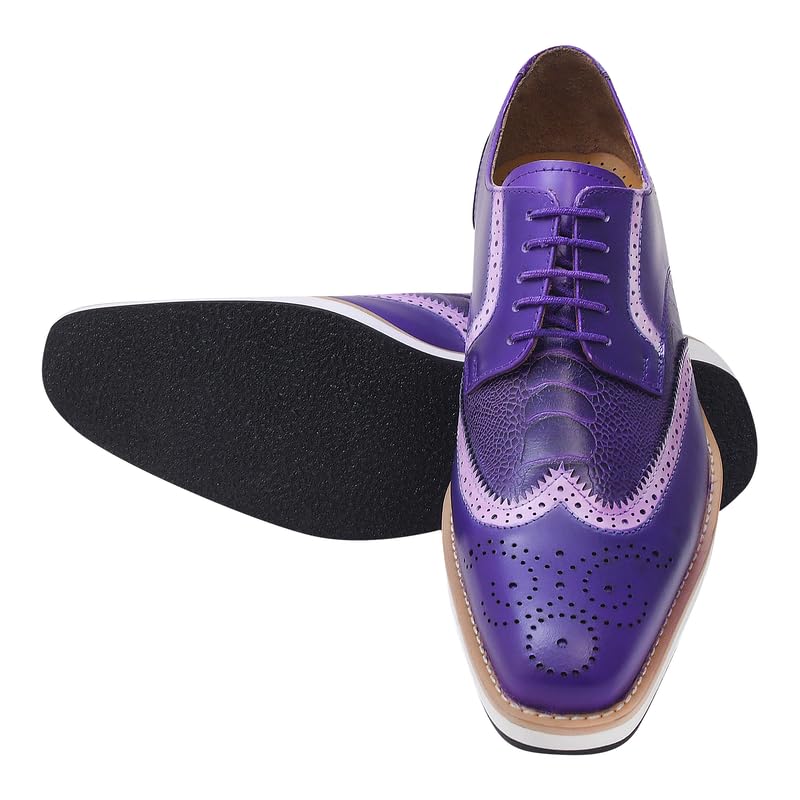 LIBERTYZENO Mens Knitted, EEL & Croco Print Genuine Leather