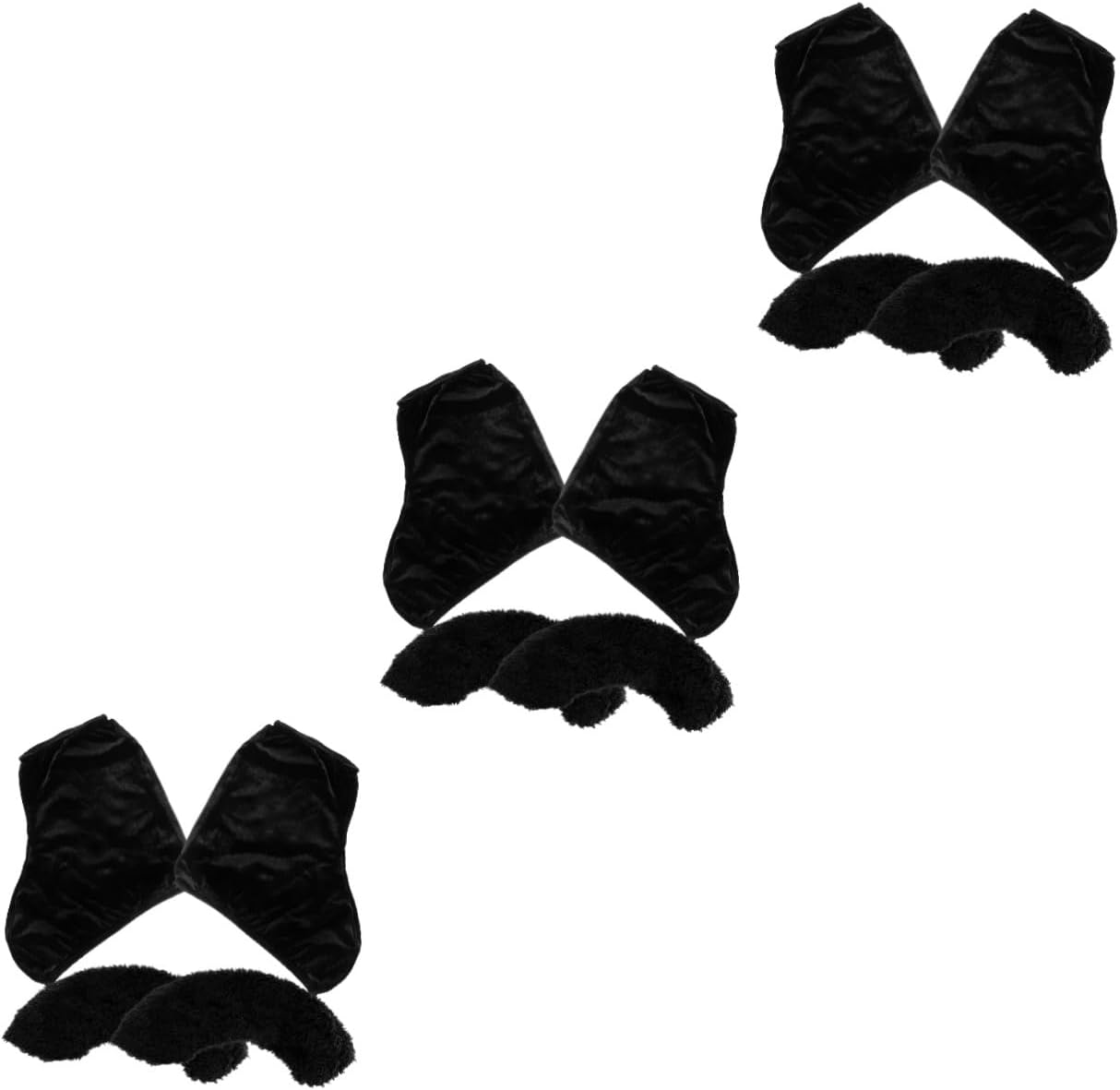 Milisten 3 Sets Elastic Skating Boot Covers Gel Pads Protective for Roller Hockey Skates Boot Cover for Ice Skating Shoes Washable Wear-Resistant