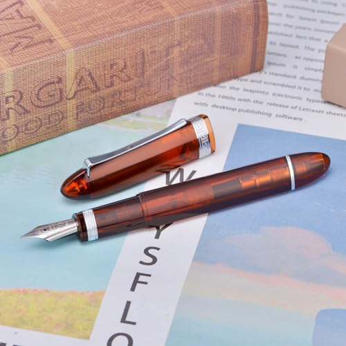 Stylo plume à piston Erofa Majohn V60 pour carnet de notes - 3