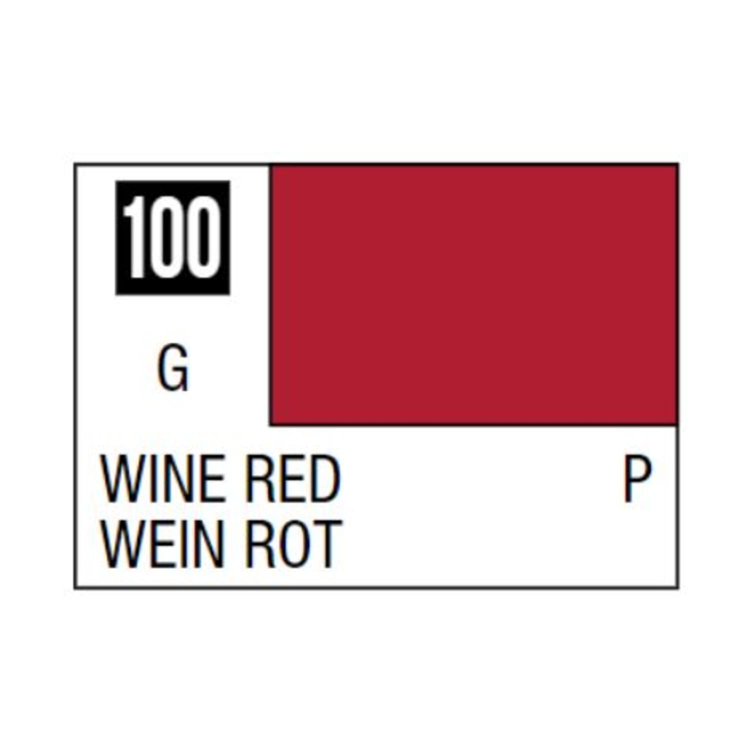 GSI Creos MR. Hobby Mr Color C100 Wine Red Gloss 10ml