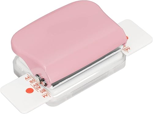 Miniatura 8 de Máquina de encuadernación manual, multiusos, 6 agujeros para oficina en casa, máquina de encuadernación de libros perfecta para tamaño carta, A4, A5