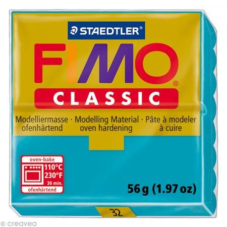 Fimo 1 panetto classic da 56gr. colore turchese