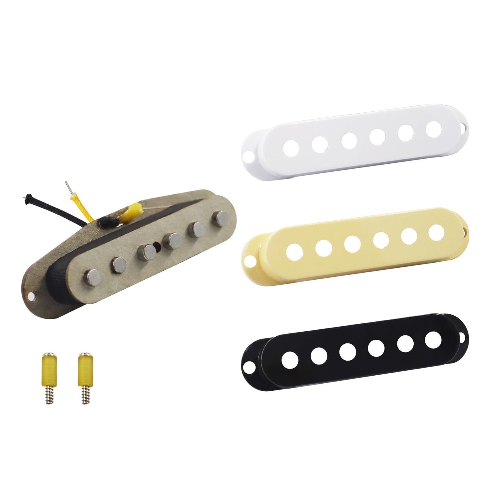 E Gitarre Mit Alnico 5 Interleaved Tonabnehmern Aus Grauem Karton Und Einem Retro Single Coil(1 Set)