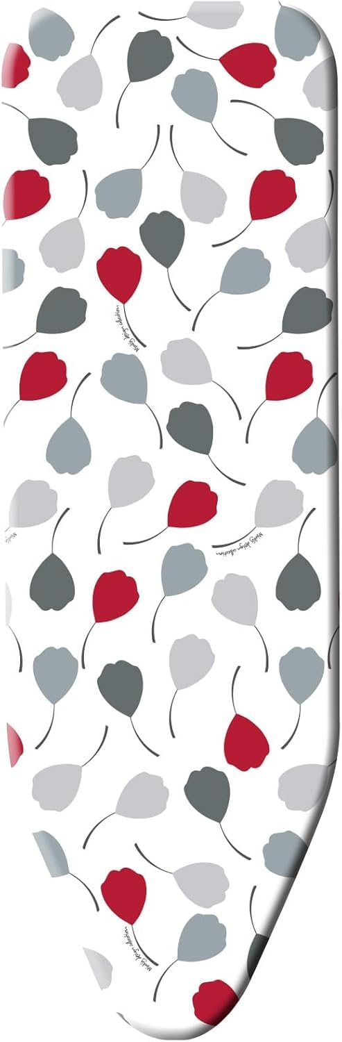Minky Easy Fit Ironing Board Cover, Ironing Board Covers 115 x 38 cm, Elasticated & Thick Felt Backing, Washing Machine Save, Made in the UK