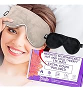 BlissLife Eye Mask for Dry Eyes, Eye Compress for Dry Eyes, Hot Eye Mask, Microwave Eye Mask for ...